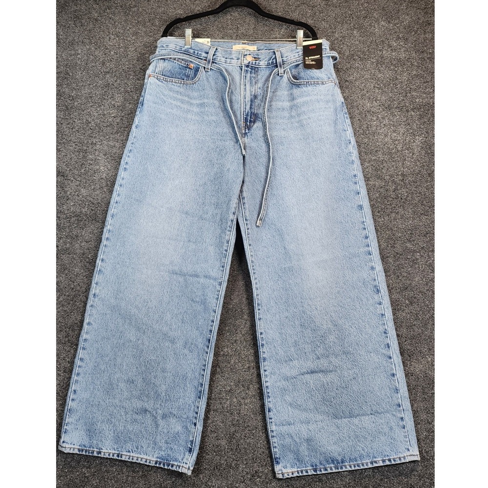 Levi's Big E XL Straight Women Y2K Baggy‎ Skater Wide Leg Jeans W32 L31 NWT